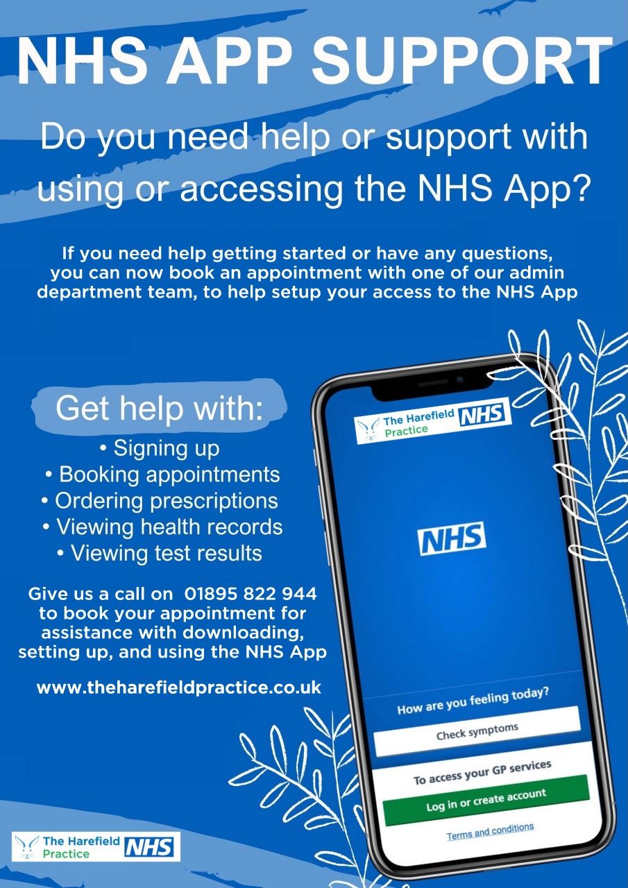 nhs app poster